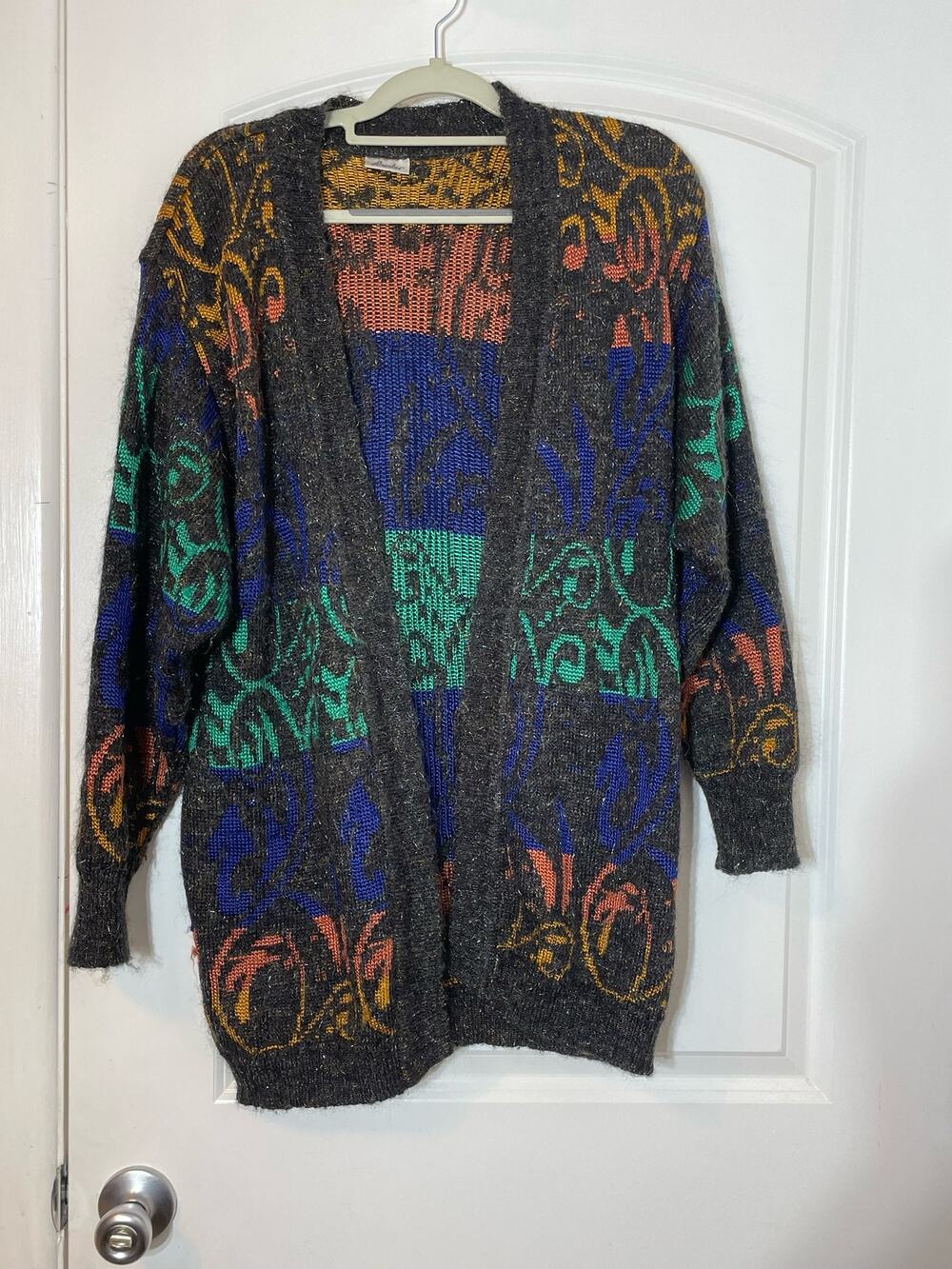 Vintage Basler Cardigan Sweater Size 8 Mohair Blend Grandma Core Whimsigoth